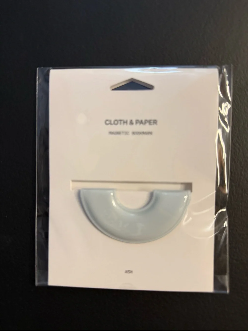 Cloth & Paper Ash Magnetic Bookmark